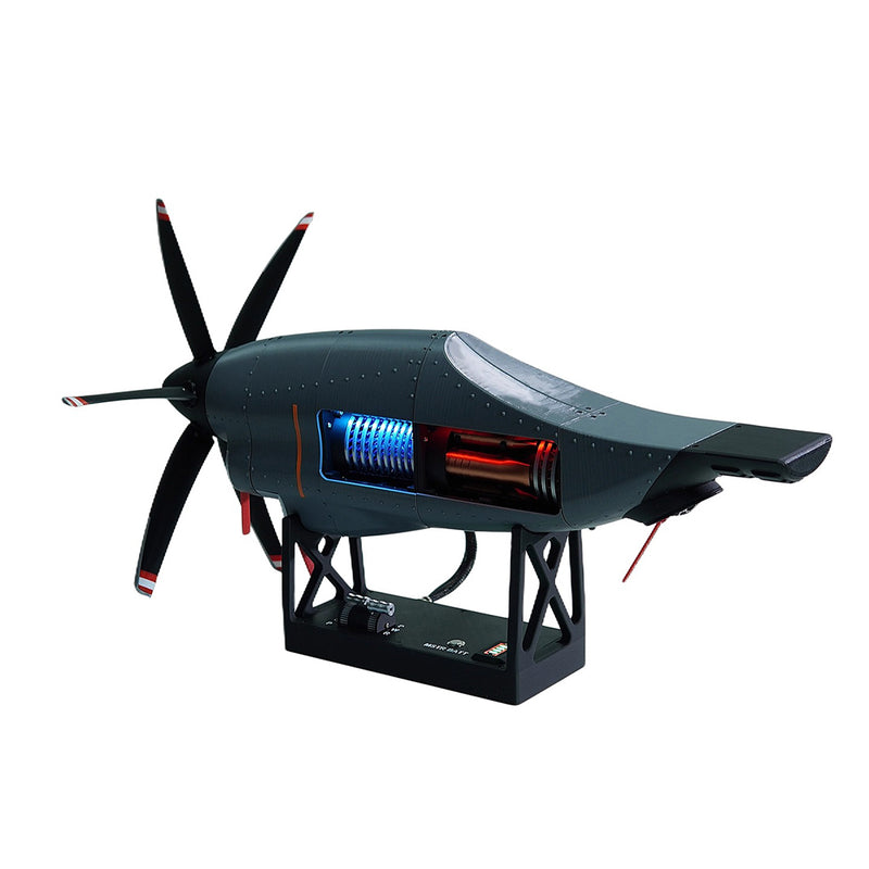 1/6 Scale C130 FMD 3D-Printed Variable-Pitch Turboprop Engine Model, STEM Educational Tool - EngineDIY