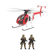 YU XIANG F119S MD500 1/16 Scale 250-Class RC Little Bird Helicopter – Flybarless 2.4G 9CH RTF Model with 6G/3D Flight Modes