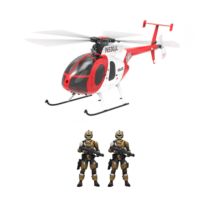 YU XIANG F119S MD500 1/16 Scale 250-Class RC Little Bird Helicopter – Flybarless 2.4G 9CH RTF Model with 6G/3D Flight Modes