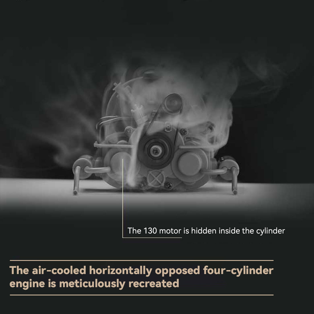 1/12 scale 2.4g type 82 rc barrel vehicle model with 4-wheel independent suspension