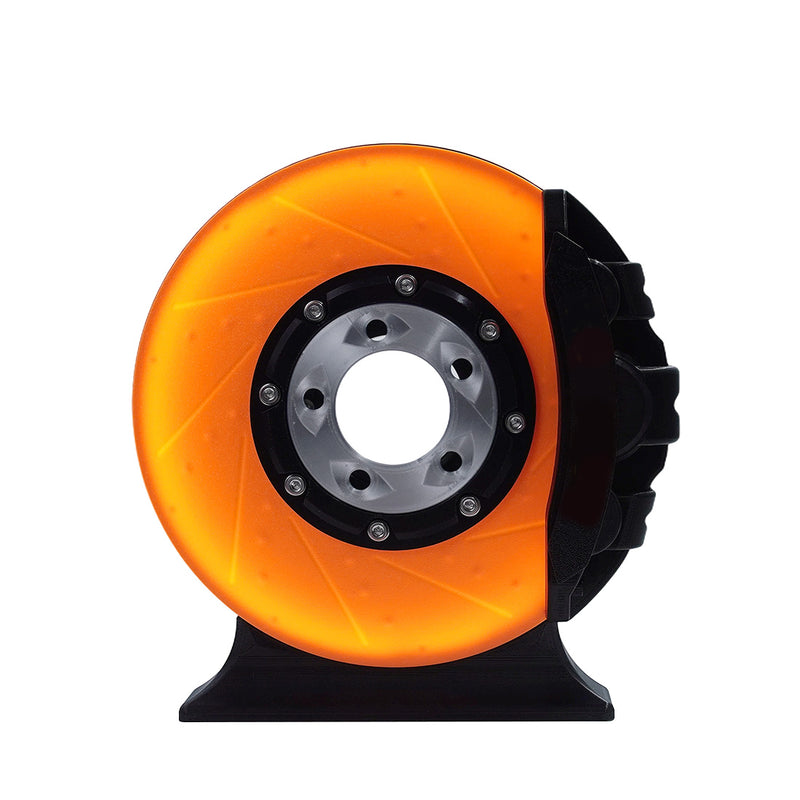 1:1 scale 3d printed brake caliper disc led night light, automotive mechanical desk lamp & car enthusiast display decor