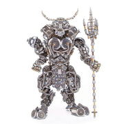 3D Bull-Headed Man DIY Mechanical Punk Demon Surrealistic Creature Metal Assembly Model Creative Ornament - EngineDIY