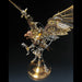 3d diy steampunk metal mechanical eagle model kit, creative trendy display - 650pcs