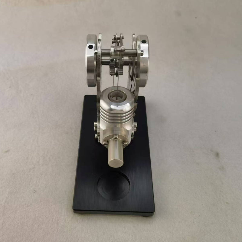 single cylinder stirling engine model with flying bird design