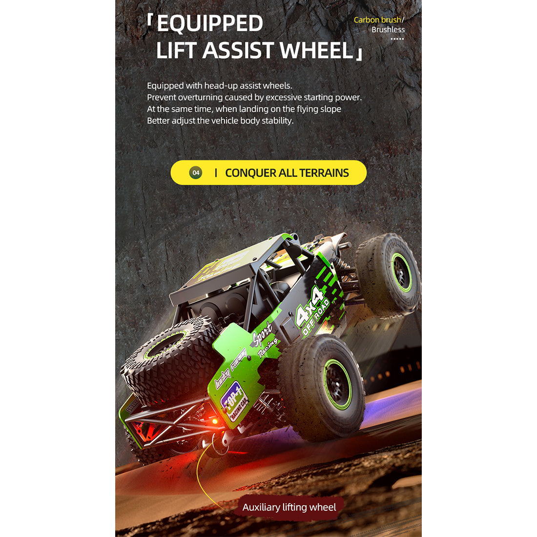 sg202-pro 1/20 scale full proportional rc crawler - enginediy