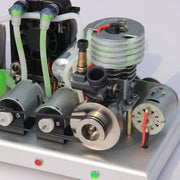 water-cooled methanol engine model with dual generators & digital monitoring