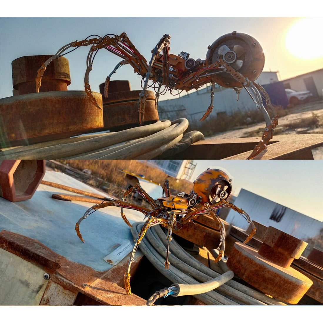 3D Mechanical Spider Assembly Model DIY Punk Movable Model Creative Or EngineDIY