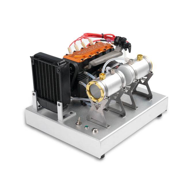 TOYAN FS-L400BGC 14CC Inline 4 Cylinder 4 Stroke OHC L4 Water-cooled Gasoline Engine Model for RC Model Car Ship Airplane - EngineDIY
