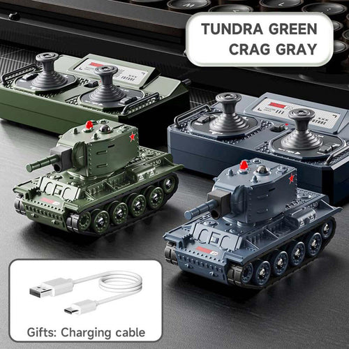 Mini char de combat RC à l'échelle 1/64 2,4 G avec mode de combat infrarouge, tourelle rotative et entraînement sur piste Mini char de combat RC à l'échelle 1/64 2,4 G avec mode de combat infrarouge, tourelle rotative et entraînement sur piste