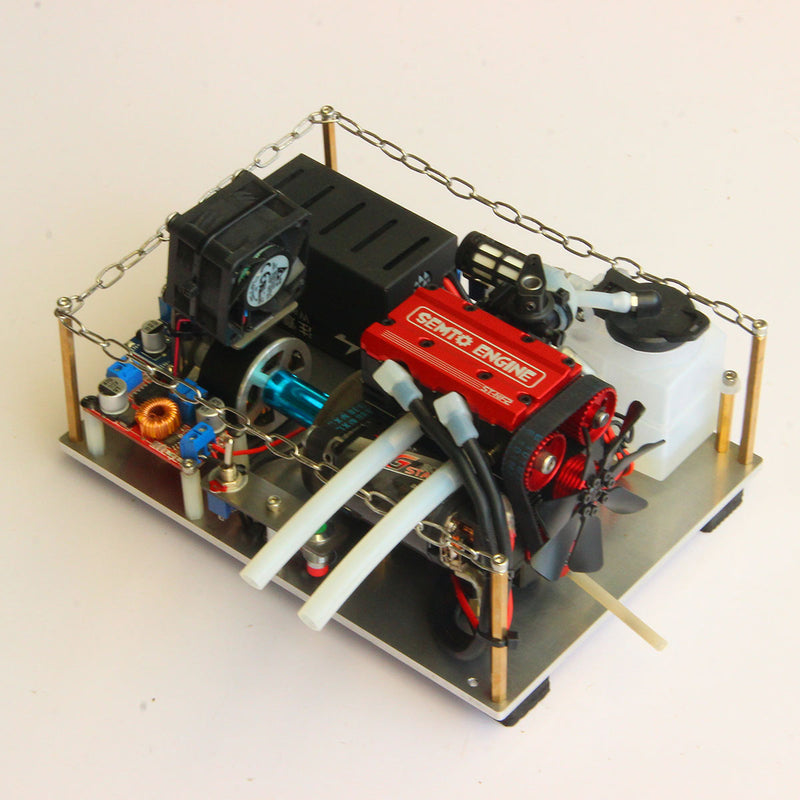 custom 12v dc generator set for semto st-nf2 l2 diy miniature gasoline engine model kit