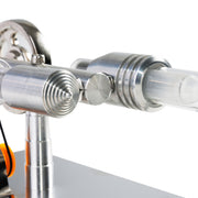 t-type single cylinder stirling engine model