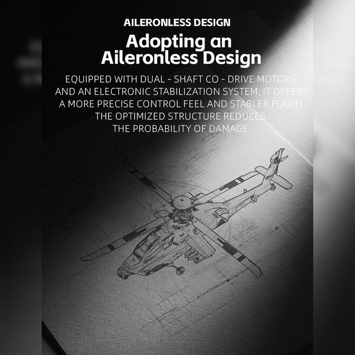 wolfbush & yu xiang f11-n ah64 apache rc helicopter – 1/32 scale 2.4g 6ch coaxial dual rotor with optical flow altitude hold