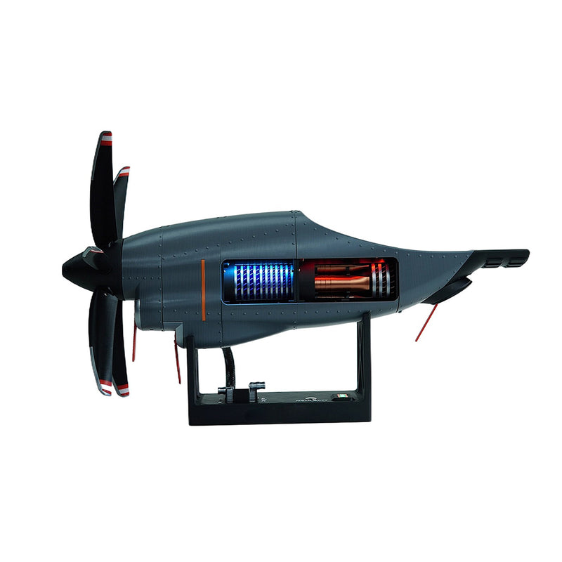 1/6 Scale C130 FMD 3D-Printed Variable-Pitch Turboprop Engine Model, STEM Educational Tool - EngineDIY