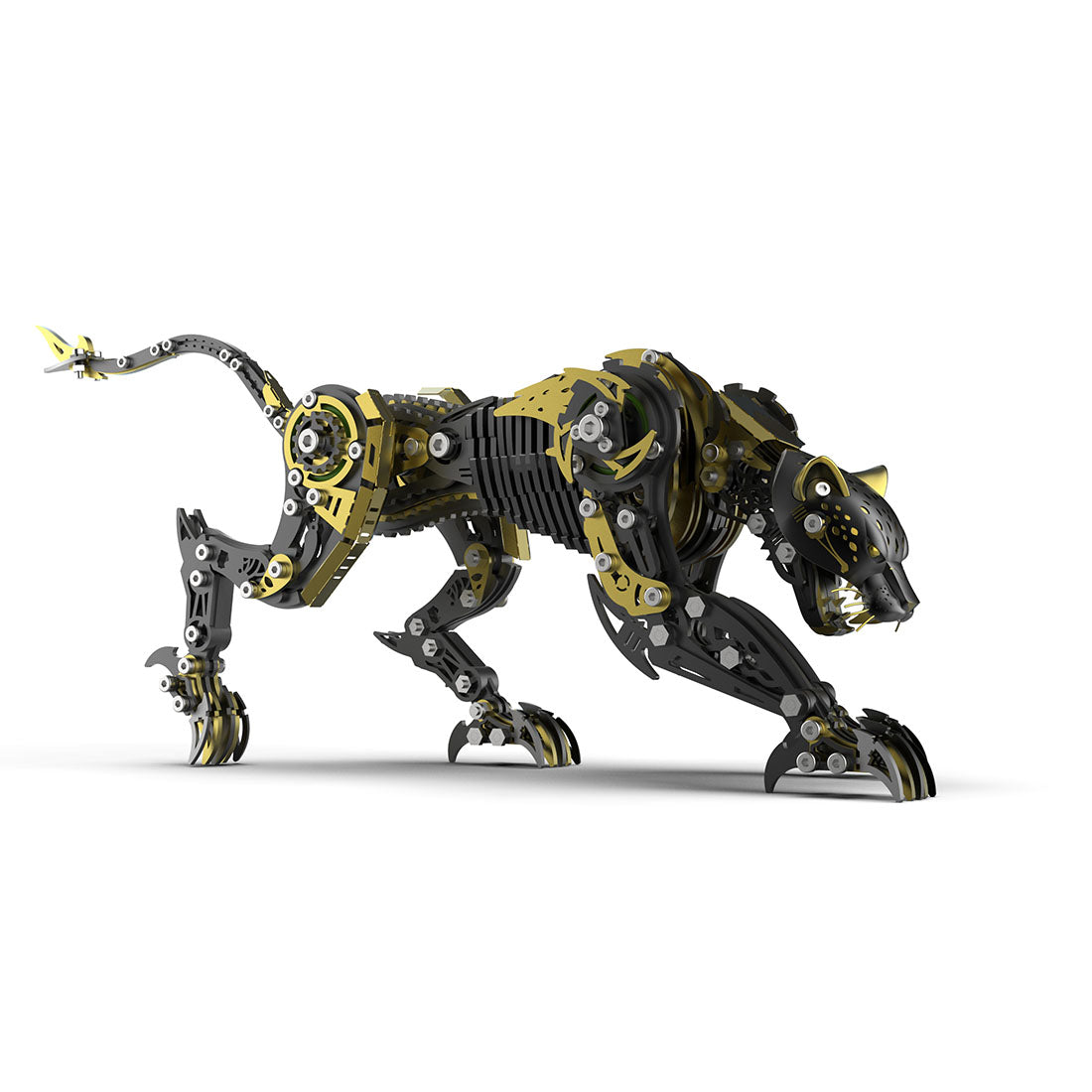 3D Full-Metal Mechanical Leopard Model Kit - EngineDIY