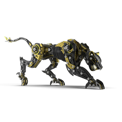 3d full-metal mechanical leopard model kit