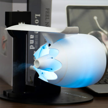 Turbo Jet Engine Desktop Fan High-Speed Cooling with Futuristic Design ...