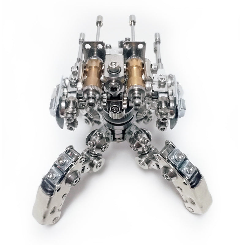 3d metal quadruped mecha model kit, creative collectible display (410pcs)