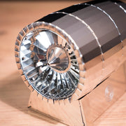 air force jet turbine 3D metal aircraft turbine model kit, collectible desktop display for aviation lovers-58pcs