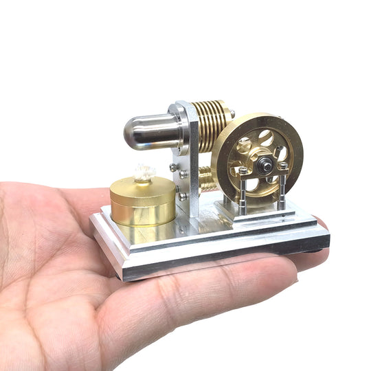 RETROL & OKMO Mini Stirling Hot Air External Combustion Engine Model-Educational Science Toy & Desk Decor
