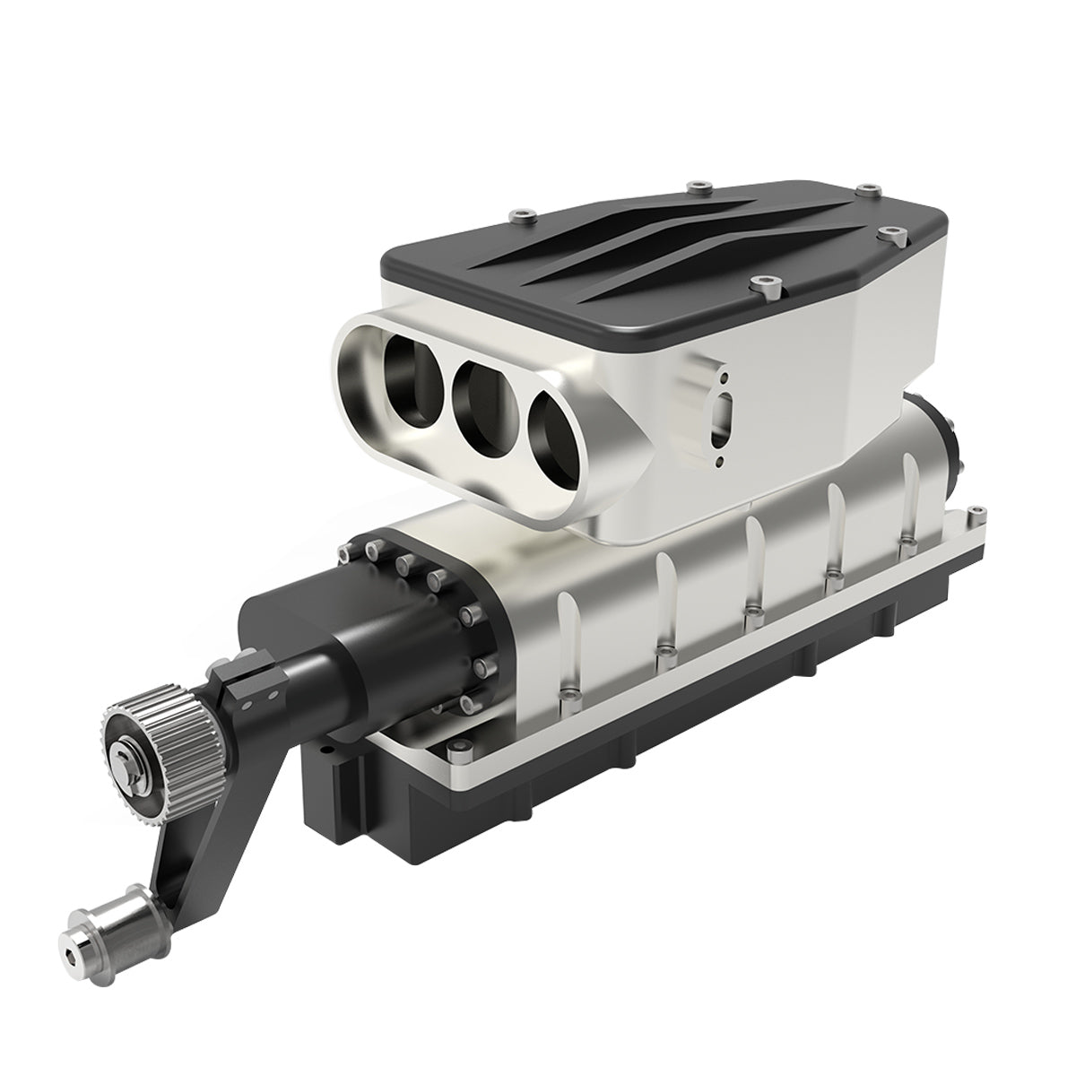 enjomor metal srew-type supercharger for enjomor gs-v12 engine model