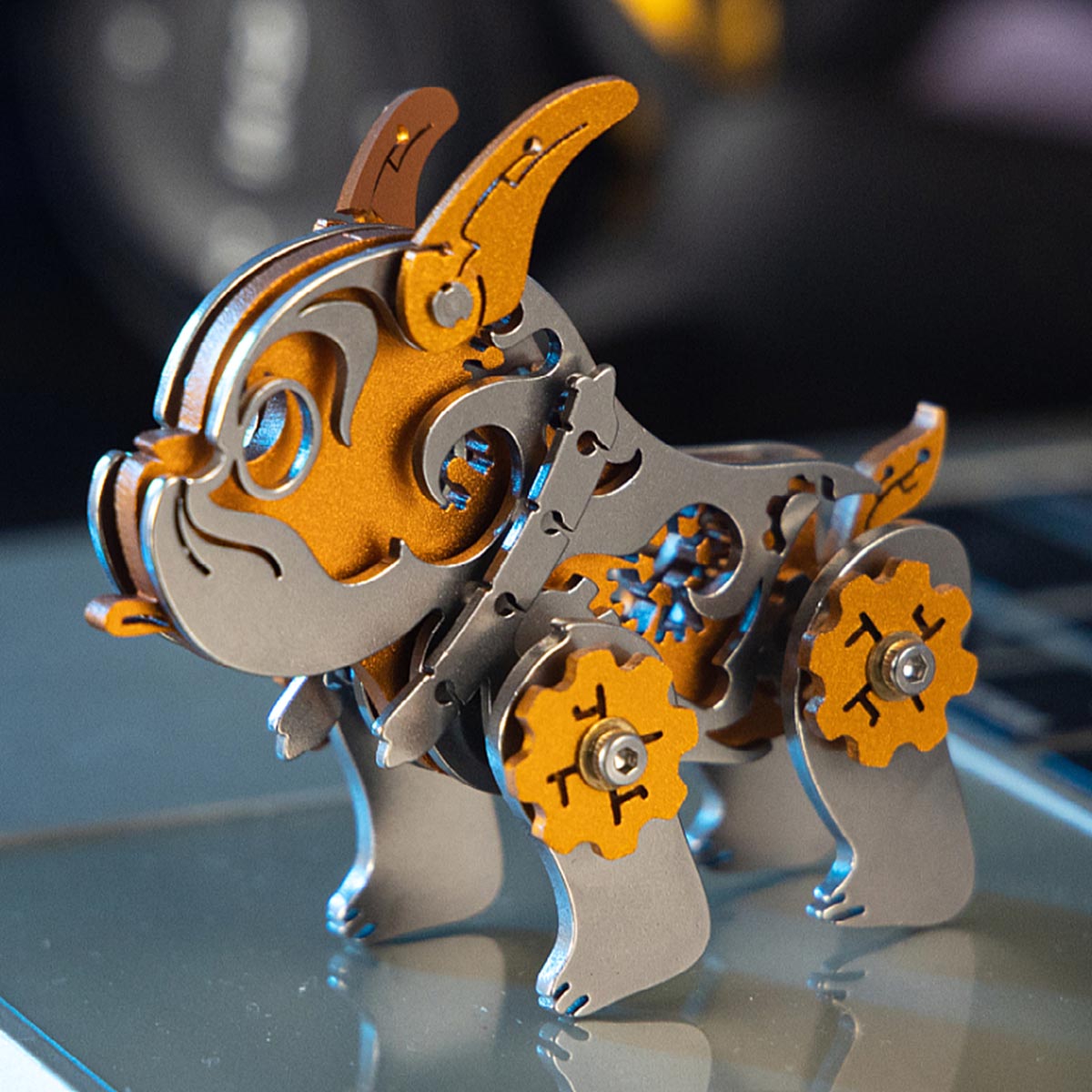 3D Metal Mechanical Bulldog Assembly Model Kit 