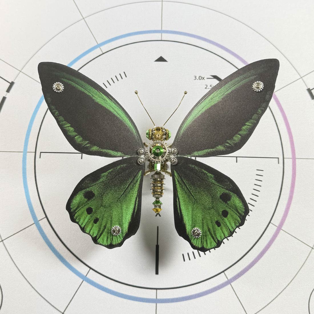 3D Metal Mechanical Steampunk Butterfly Model Kit