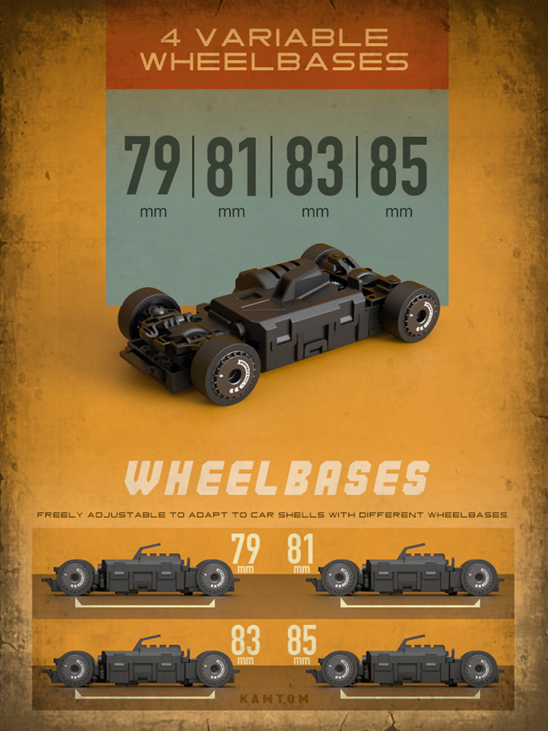 1/32 Scale 2.4G 4WD RC Drift Car with LED Headlights