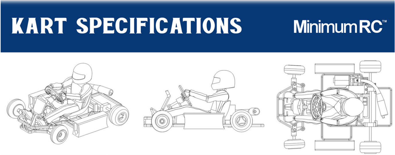 Kit de montage de mini kart télécommandé Retro Racer à l'échelle 1/32 2,4 G