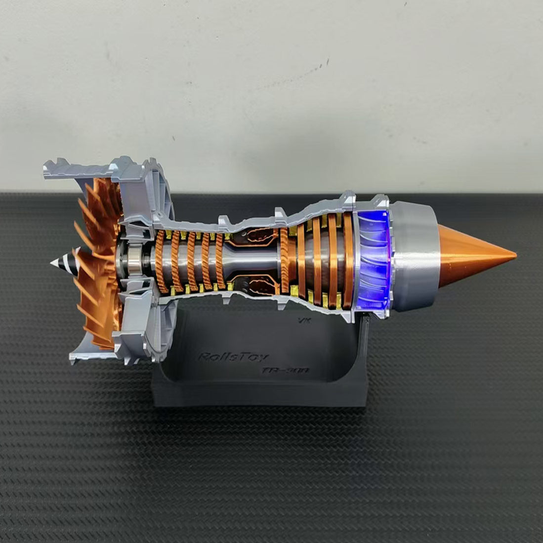 Led Performance Engine SKYMECHMAN TRENT900 Turbofan Engine Model Kit with LED Light - Turbofa ...