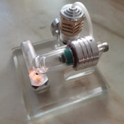 hot air single cylinder stirling engine model-enginediy