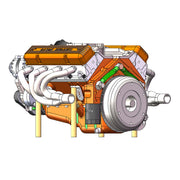 cison v8 engine model kit that works build your own v8 engine small block chevrolet