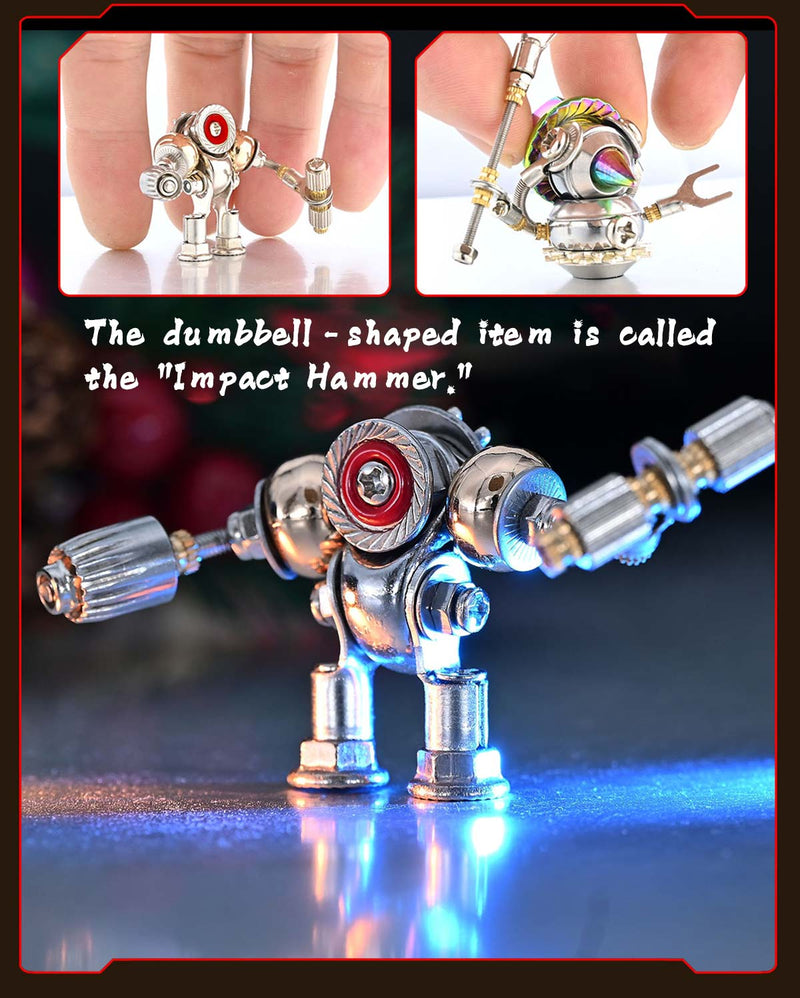 3D Metal Steampunk Mecha Assembly Model Kit Christmas Blind Box 