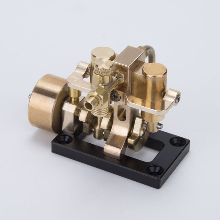 Mini Inline 2 Cylinder Steam Engine Model for 40cm Boat Model Gift Collection - Enginediy