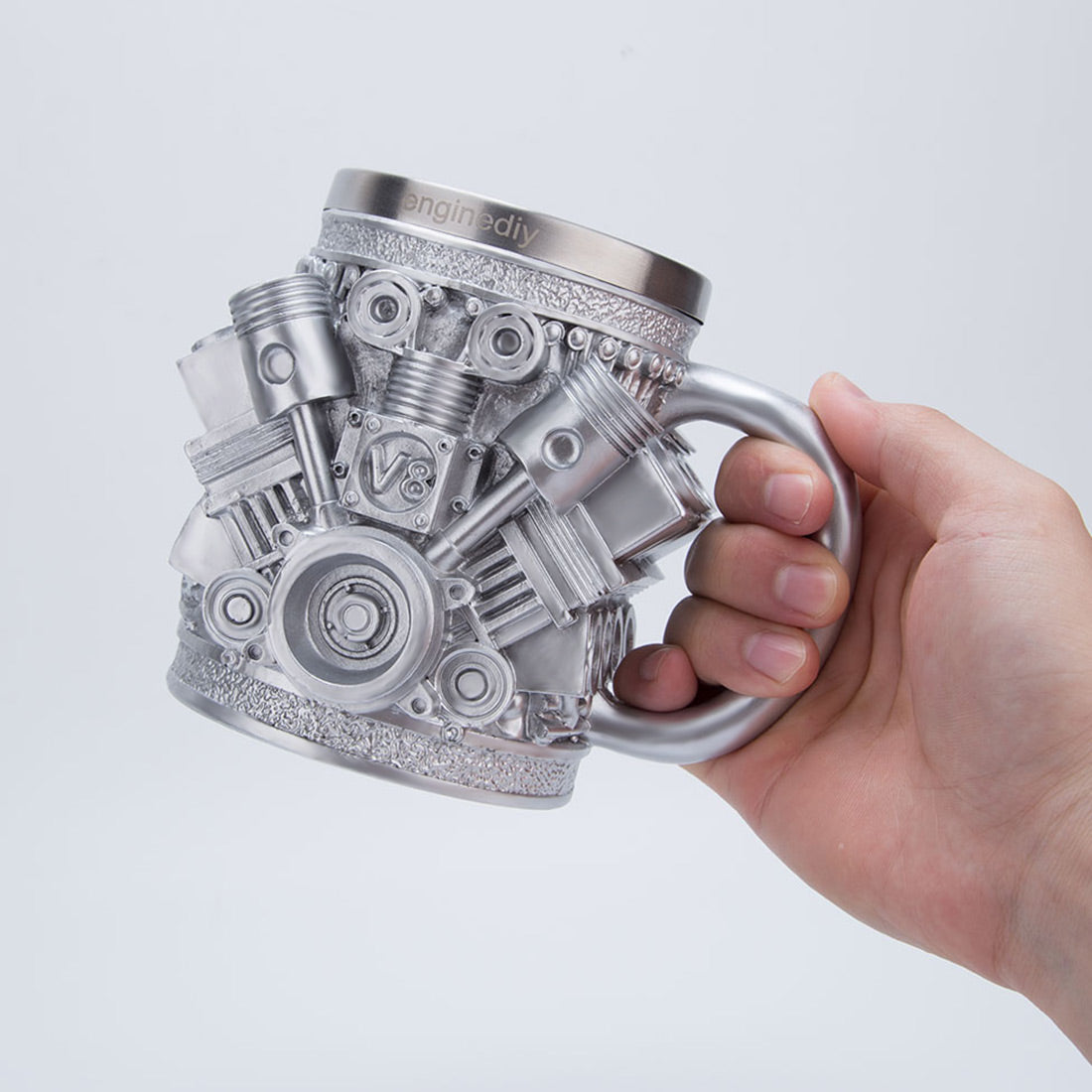v8 engine coffee cup 