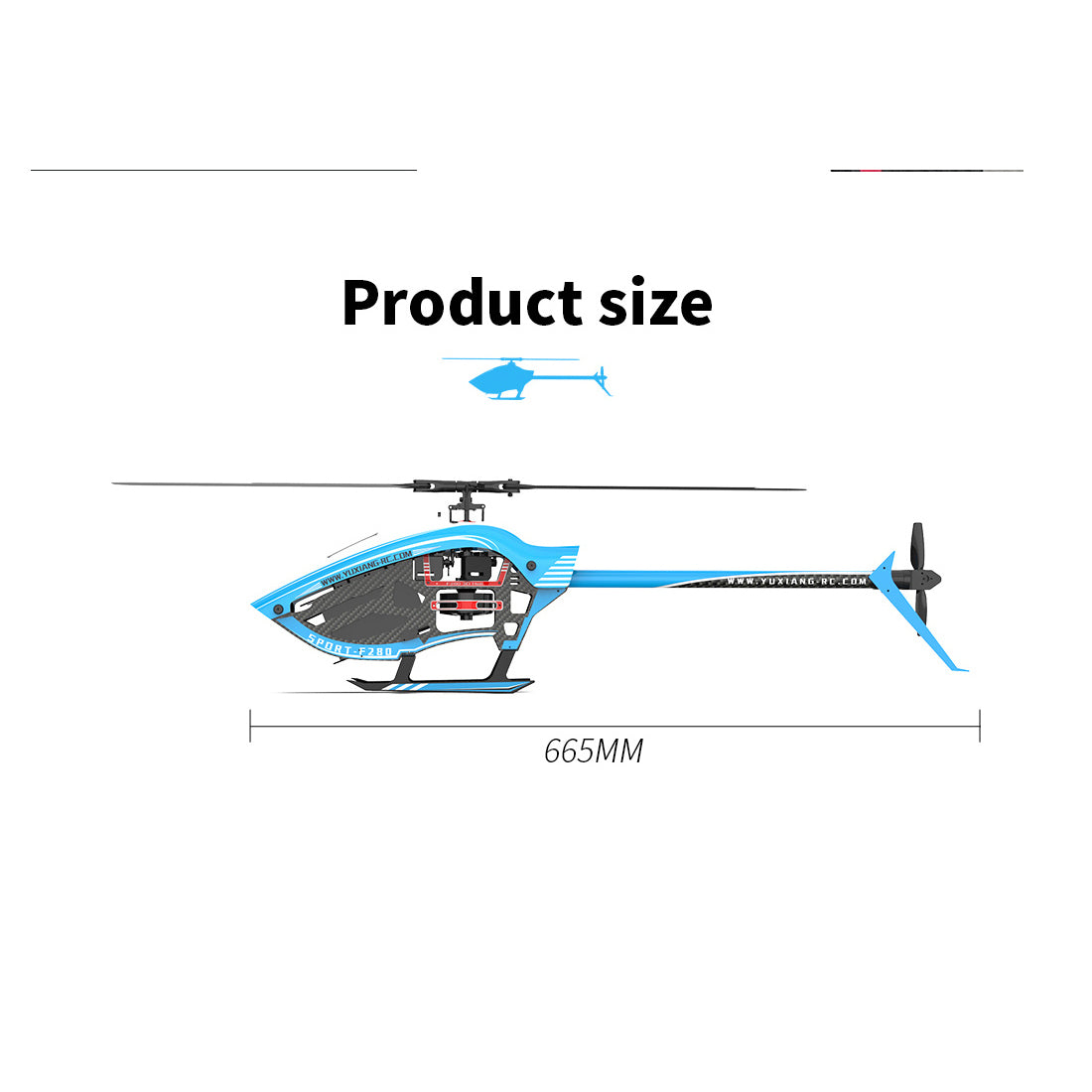 YU XIANG F280 2.4G 6CH RC Brushless Direct Drive 3D/6G Stunt