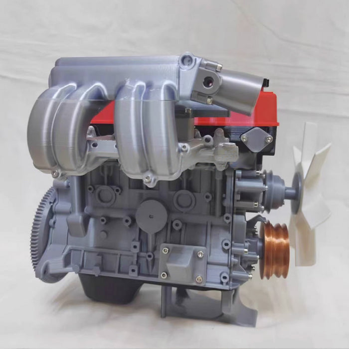 1/6 Scale R22 Inline Four-cylinder Engine Functional & Detachable FDM 3D Printed Engine Model Toy (Assembled Version)