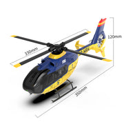 YU XIANG EC-135 RC Helicopter 1/36 2.4G 6CH Direct Drive Brushless 3D/6G Model