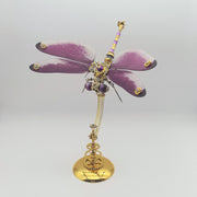 3D Metal Steampunk Insect Assembly Model Kit with Magnetic Display Base - EngineDIY