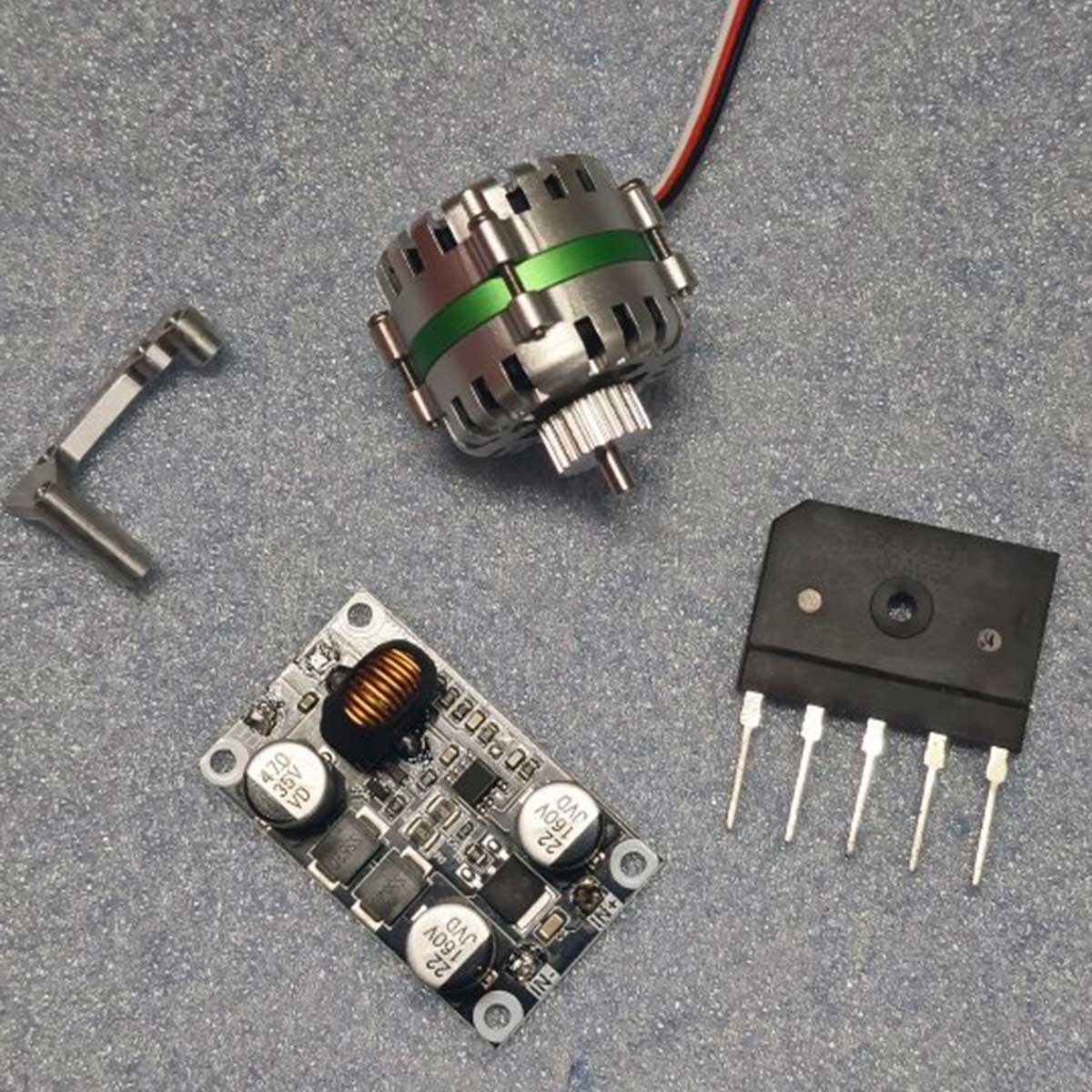 68W High-Power Micro Generator Alternator Kit for CISON L4/V8 Engine