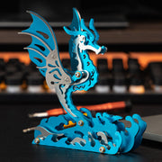 3d metal mechanical seahorse puzzle assembly model kit