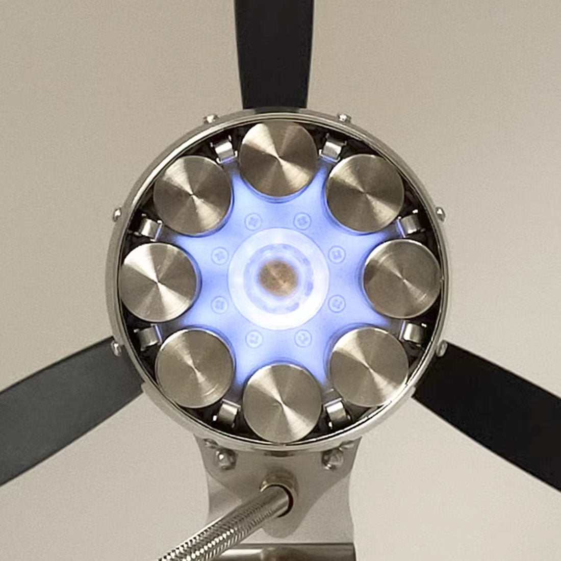 Moteur Stirling à plateau oscillant 16 cylindres, modèle réduit d'avion, moteur mécanique, illustration, jouet, cadeau