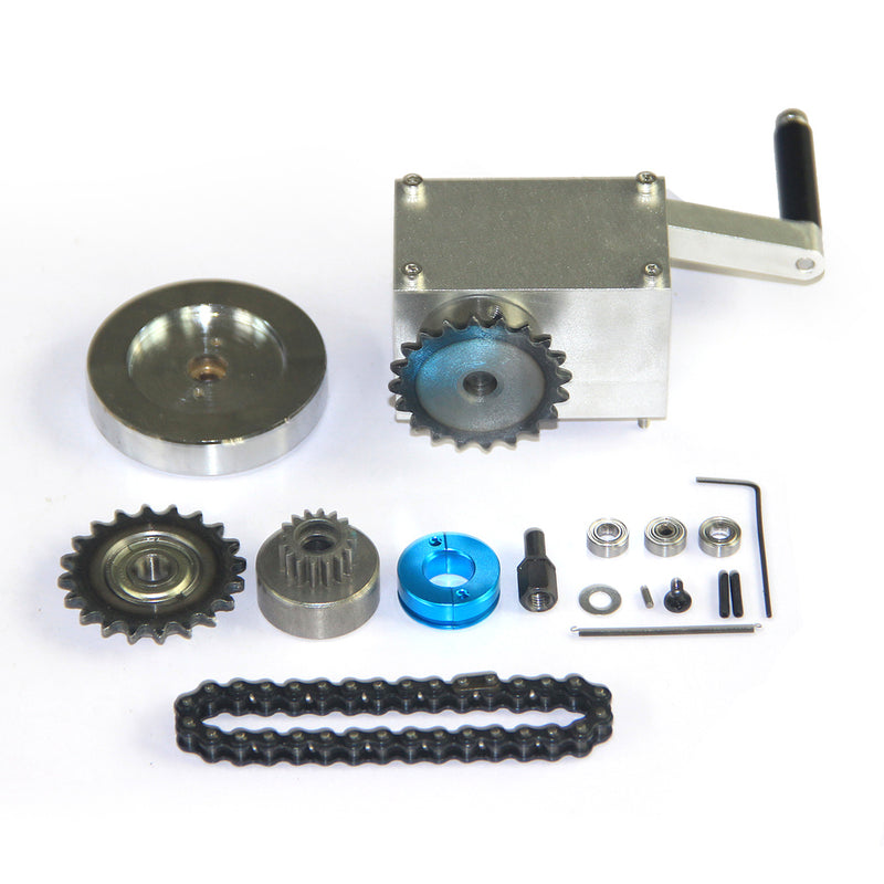 Kick Starter, Flywheel and Clutch for CISON FG-VT157 15.7cc V-Twin Engine Model Shovelhead V2 Engine