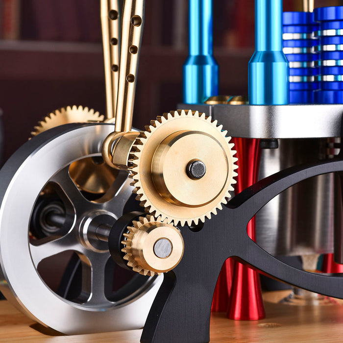 ENJOMOR Alpha Balance Beam Hot Air Stirling Engine Model | EngineDIY
