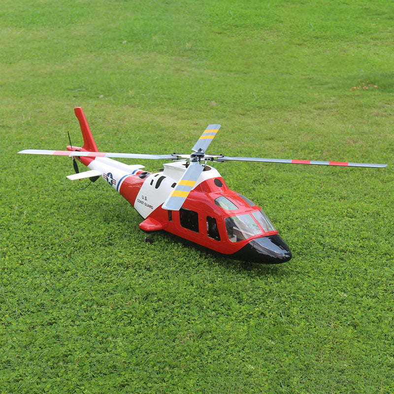FLISHRC Agusta A109 500-Class RC Helicopter 2.4G 6CH with L7 Flight Controller & 4-Mode GPS Positioning – RTF Version - EngineDIY