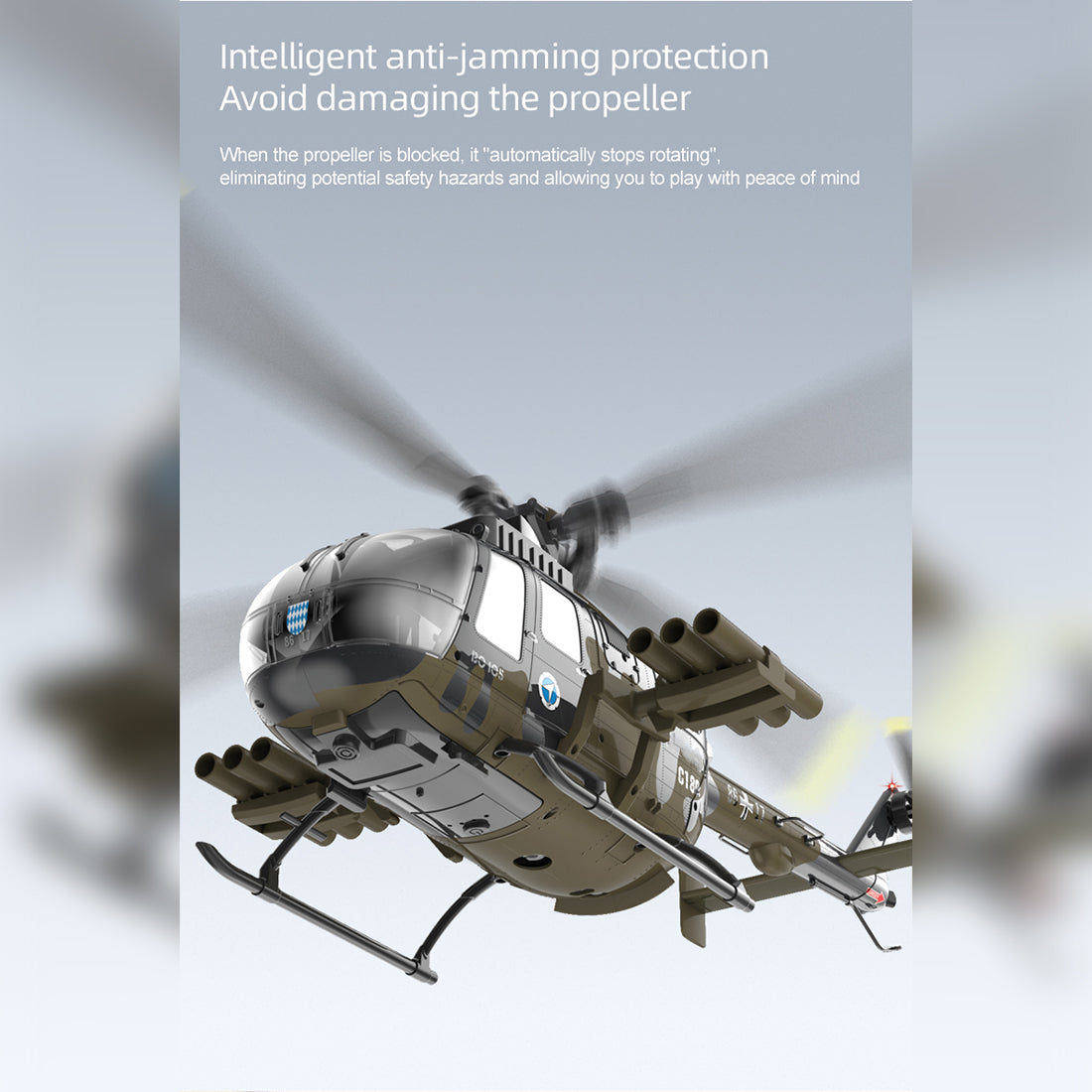rc era c180 1/25 scale 2.4g 6ch single rotor flybarless rc helicopter model with barometer, tof lidar altitude hold & optical flow positioning (rtf version)