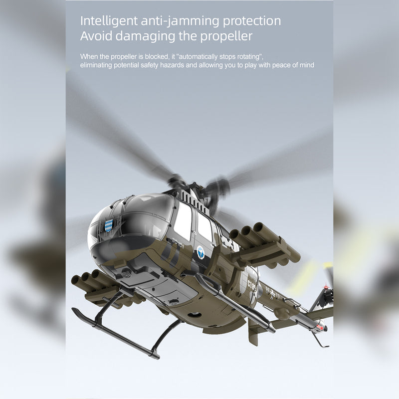 rc era c180 1/25 scale 2.4g 6ch single rotor flybarless rc helicopter model with barometer, tof lidar altitude hold & optical flow positioning (rtf version)