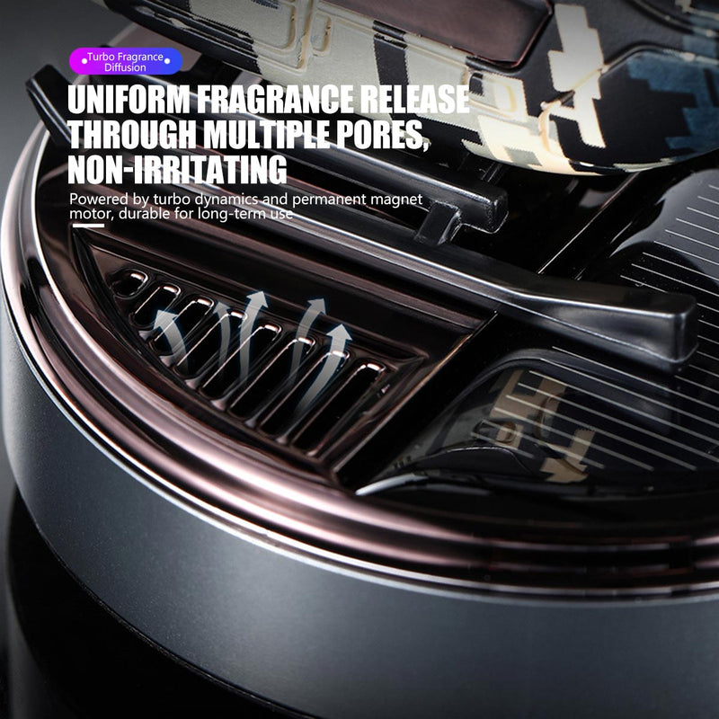 helicopter-inspired solar car air freshener-elegance & aromatherapy 