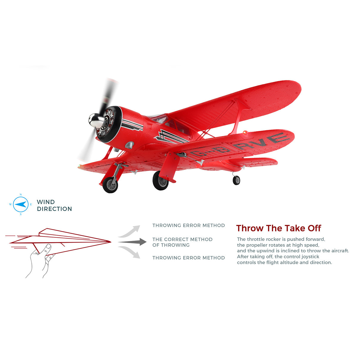 xk a300 beech d17s biplane 3d/6g 2.4g 4ch brushless scale rc airplane model, 550mm wingspan epp fixed wing aircraft with quick release