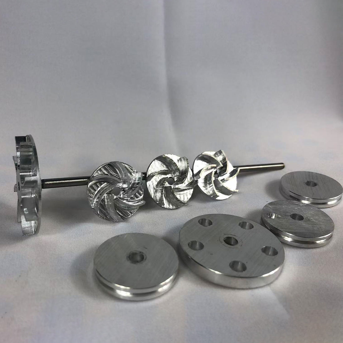 Working Multi-Stage Centrifugal Steam Turbine Model, Alloy External Combustion Engine Demonstration Model for Educational Science Teaching Display - EngineDIY