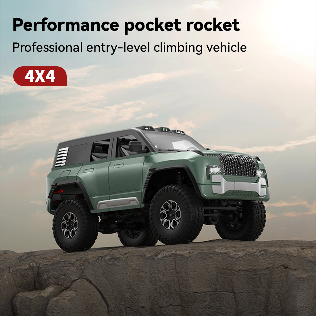 1/24 scale 2.4g full-time 4wd full-proportional rc off-road car rtr version miniature model gifts